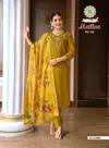 Malhar Vol 6 By Passion Tree Roman Silk Kurti With Bottom Dupatta Wholesale Online